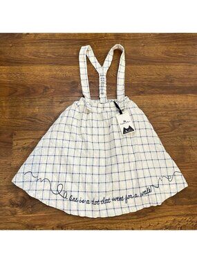 NWT Raspberry Plum pinafore jumper dress